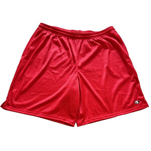 Champion Authentic Athleticwear Shorts Men Size 2XL Red Drawstring Pockets